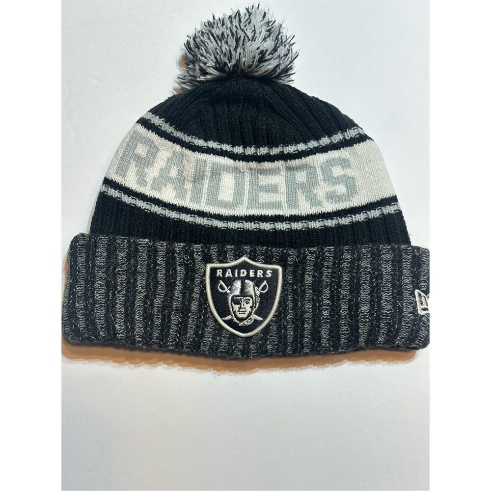 NFL New Era Raiders beanie hat - one size